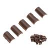 2 Bag U Tip Hair Extension Granule Home Salon Resin Wig Extension Thermal Bonding Granule Bead Brown