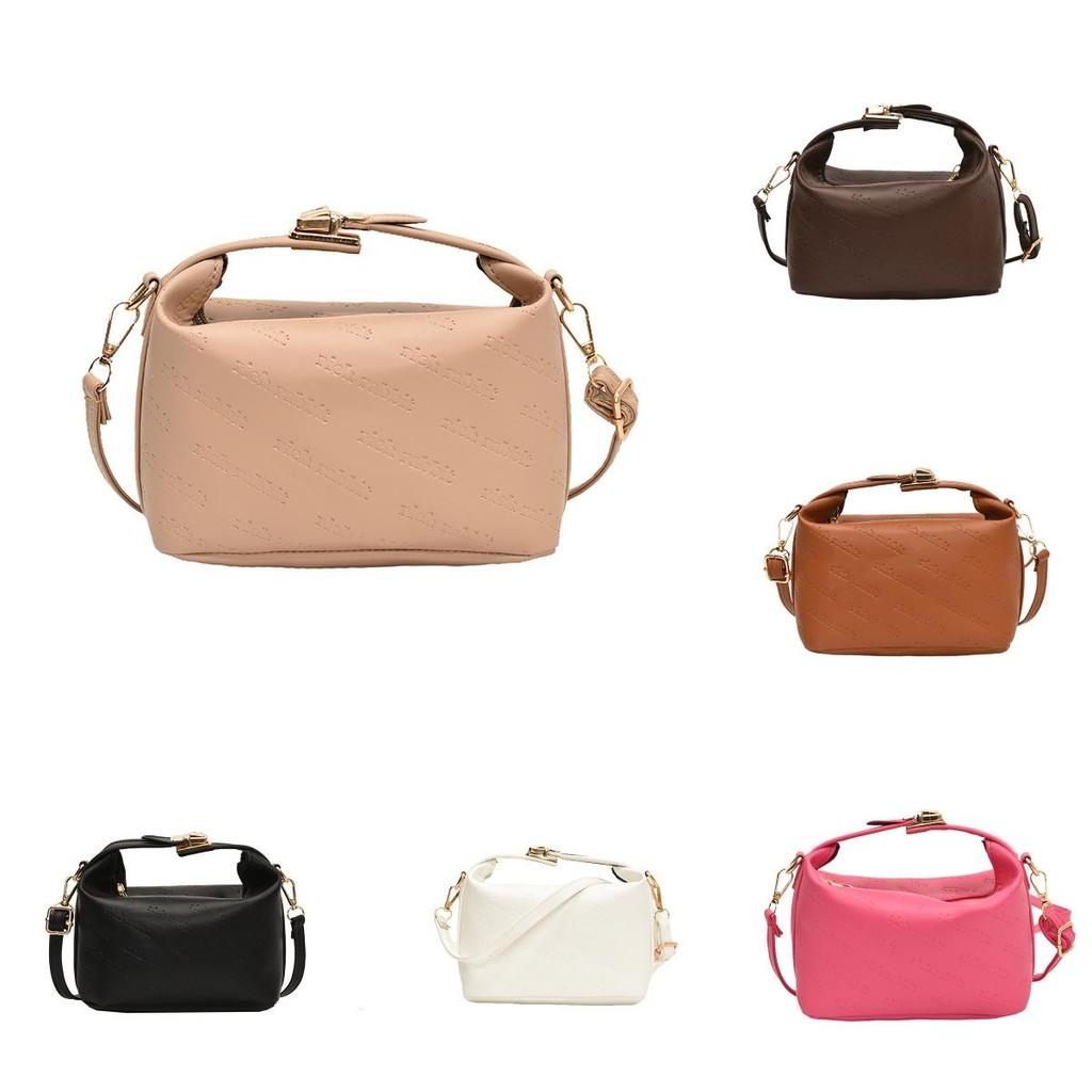 Shape Solid Pillow Color Singleshoulder Crossbody Bag Handbag Fashion Women