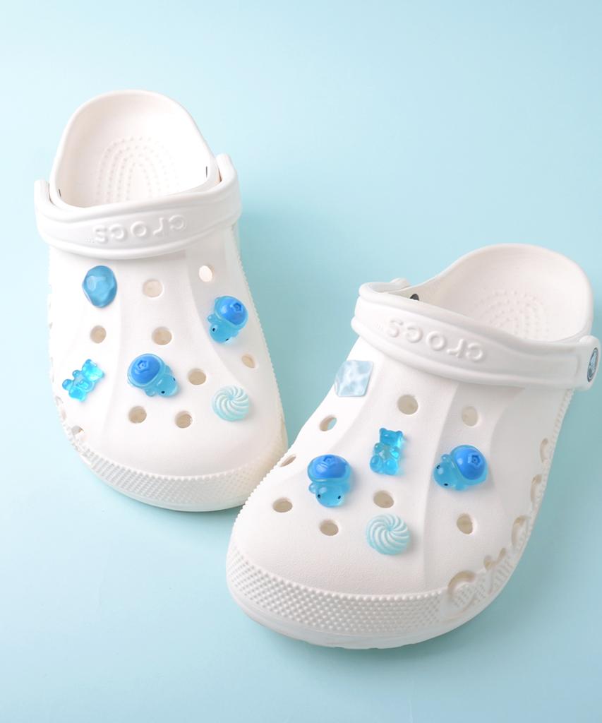 Merciband Fruit Turtle Shoe Accessory Parts 10-Piece Set Of 4 Types
