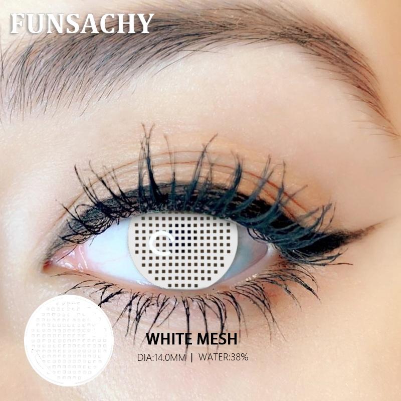 FUNSACHY 1 pár Bláznivé Cosplay Kontaktní čočky pro Oči Anime Hraní Rolí Kontaktní Čočka Kosmetická Barevná Vícebarevná Zornička