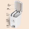 ZuoZhou 8L Foot Pedal Home Trash Can