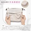 Genuine Leather Shoulder Bag for Crossbody With Zipper Large Commuting [MFFOR] Women, 2-way, Bag, Handbag, Crossbody, Shoulder, Handbag, Pocket,