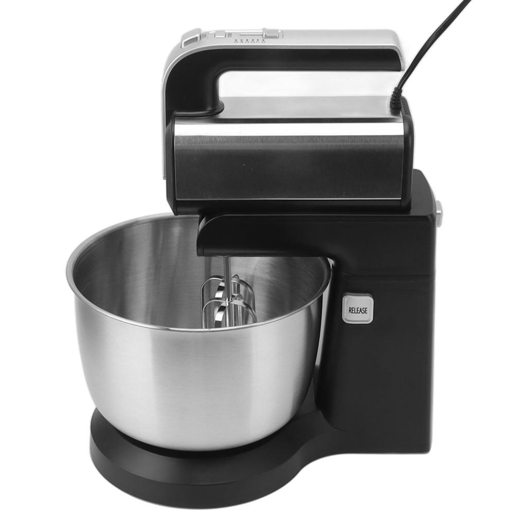 500W Electric Stand Mixer 3L Capacity Stainless Steel Dough Stuffing Mixer for Kitchen