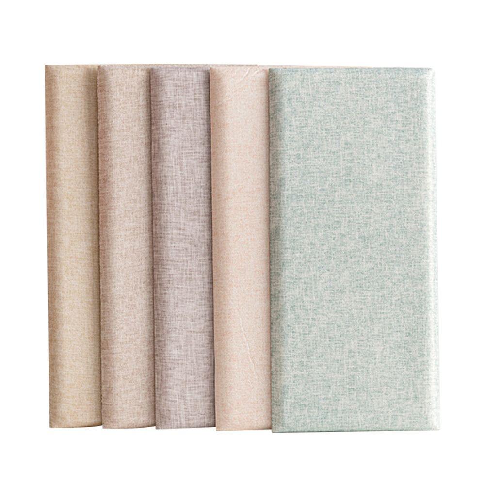 Thicken Tatami Self-adhesive Wall Mat Self-adhesive Anti-collision Wall Pad  Home Decor