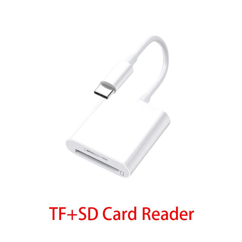 USB C Card Reader TF SD Memory Converter OTG Writer Type-C Adapter for IPad Pro for Macbook for Huawei Samsung Xiaomi Phone