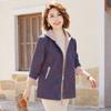 Women's Classic Hooded Warm Zip Jacket
