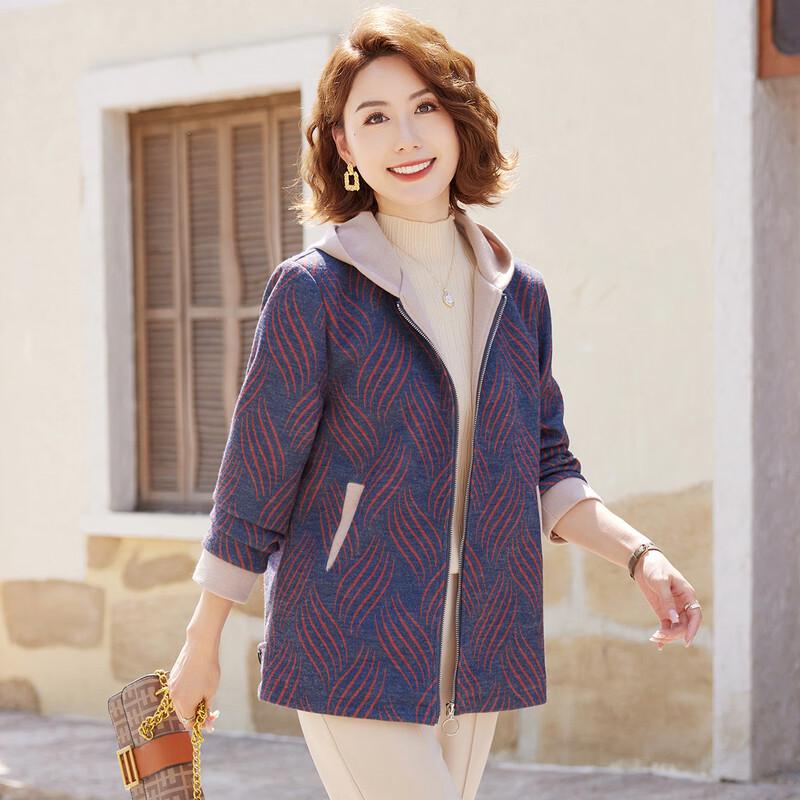 Women's Classic Hooded Warm Zip Jacket
