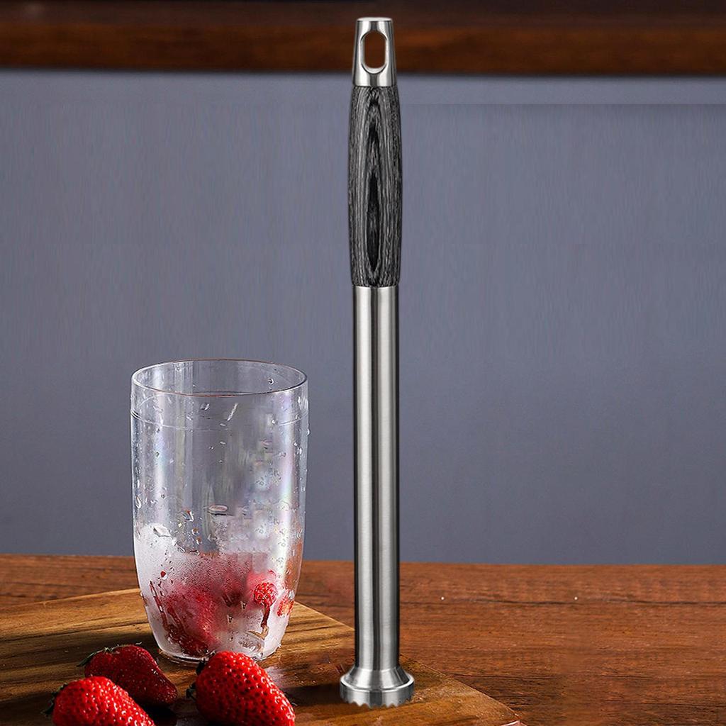Cocktail Pestles Ice Crushing Tool Crushed Barware Professional Crusher Muddler Fruit Masher