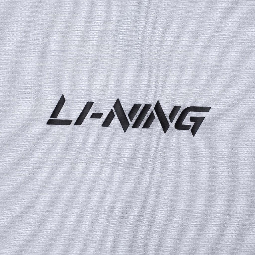 Li Ning Cool Tea T Casual Sports Letter Quick-Drying Comfortable Breathable Short Sleeve T-Shirt Men Tops Coin-Gray Flower-Gray ATSU725-3