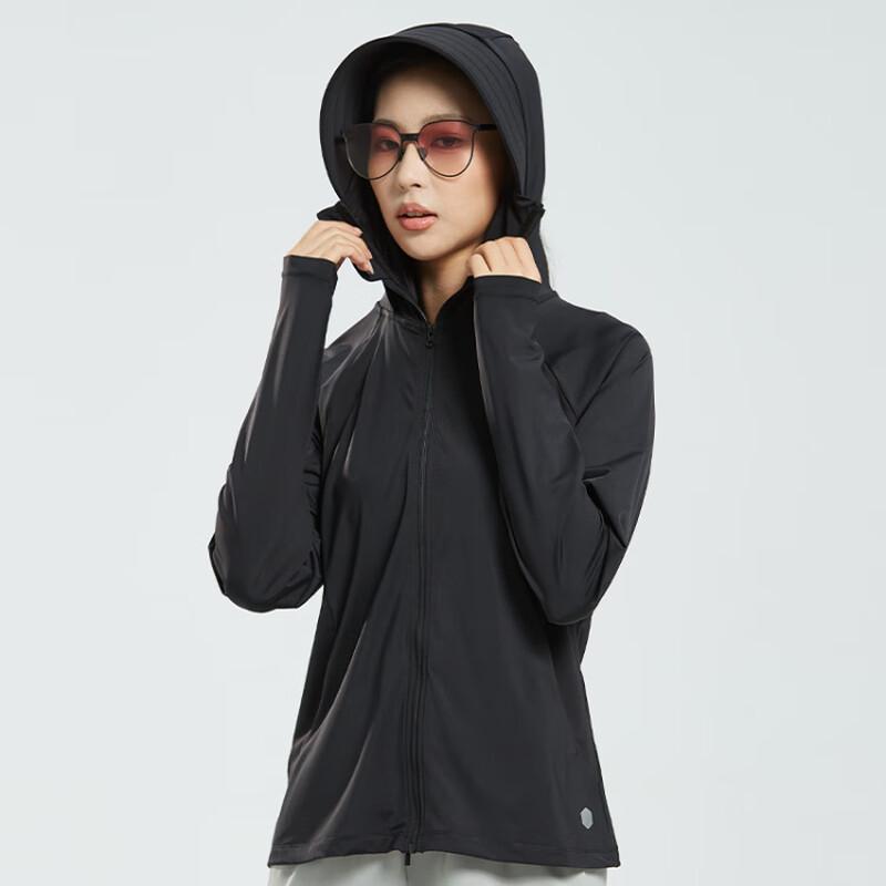 WEZHOU PF50+ Women's Sun Protection Jacket with Detachable Large Brim