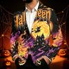 Herren Corduroy Business Casual mit Halloween-Print für Partys und den täglichen Gebrauch