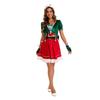 Adult Green Christmas Tree Costume Cosplay Outfit Couple Party Stage Wear
