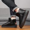 Man Casual Work High Quality Thick Plush Outdoor Hiking Anti Fur Warm Cold Proof Snow Boots for Men Slip-On New in Winter Shoes