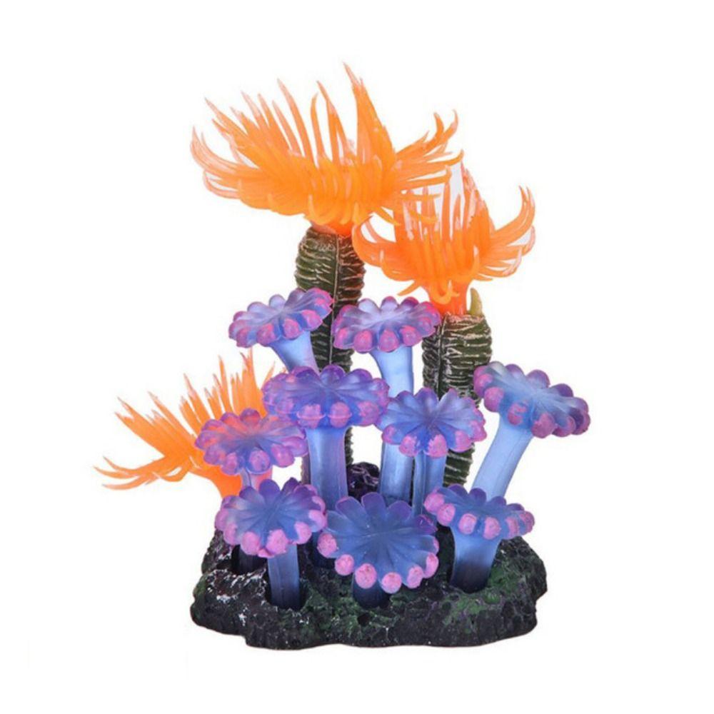 Colorful Aquarium Accessories Fish Tank Decoration Artificial Coral Fake Coral Coral Reef Stone