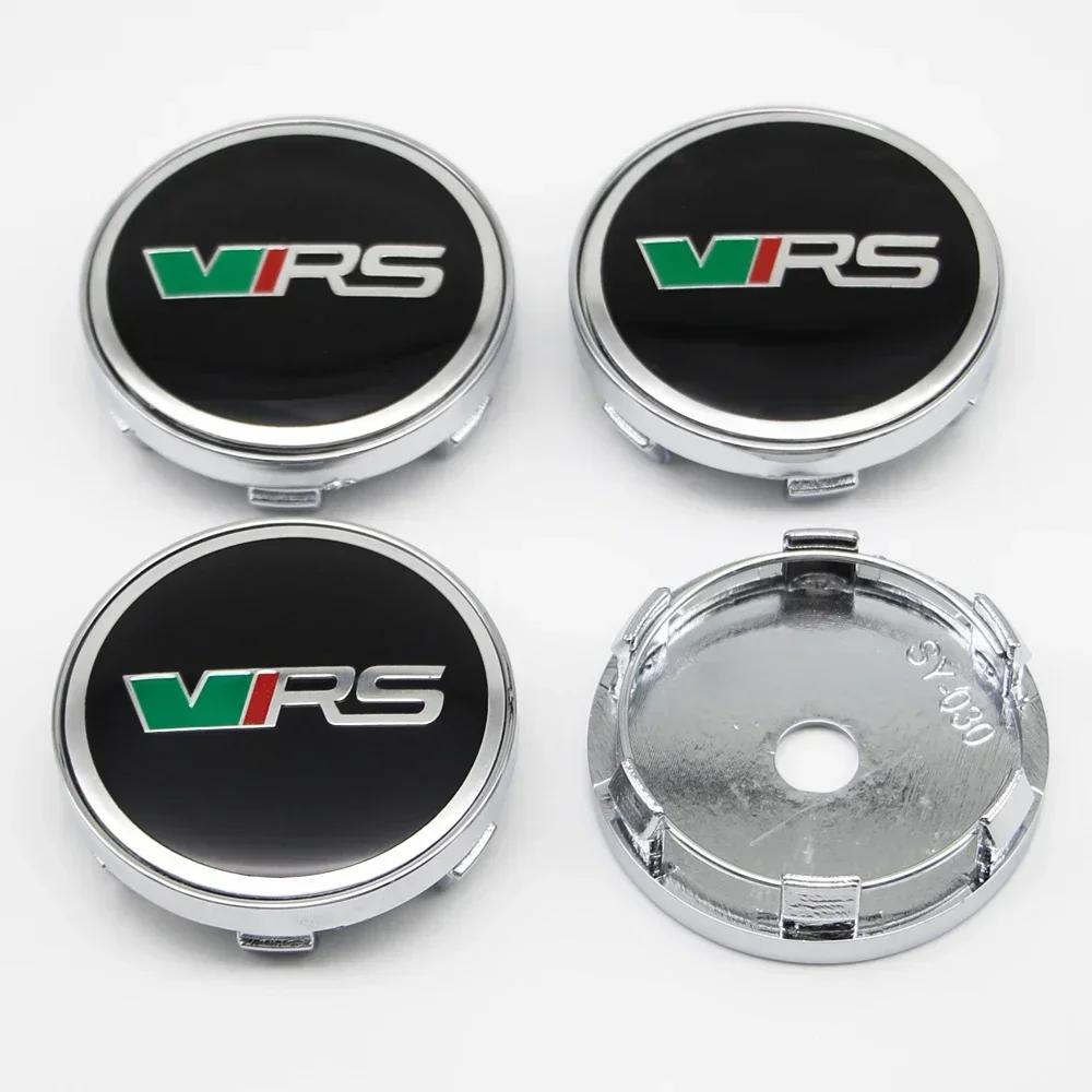 4PCS 56mm 60mm Car Wheel Center Hub Caps Rim Cover For Skoda Octavia MK2 MK1 2 3 A5 A7 A8 Fabia Karoq Superb Rapid Kamiq Scala
