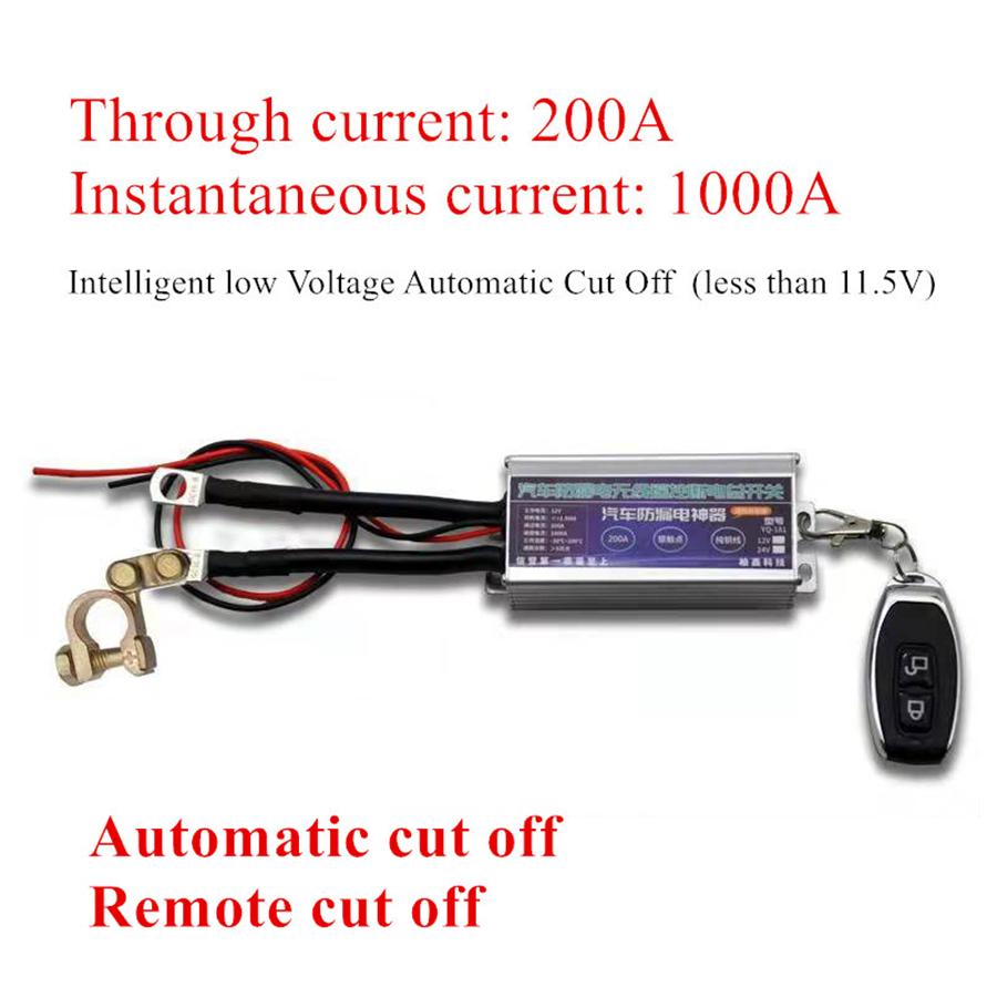 Remote Control 12v Car Battery Disconnect Cut Off Isolator Master Switches