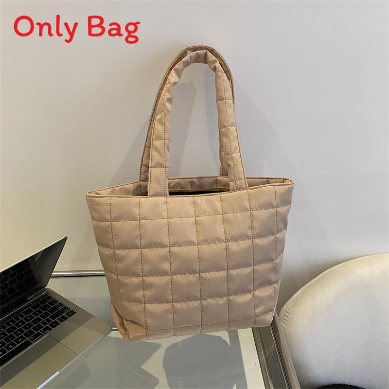 Minimalist Nylon Tote Bag With Double Shoulder Straps And Urban Style For Commuting