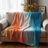 Sun Glitter Deep Sea Soft Flannel Blanket Breathable Warm Throw for Office Car Sofa Kids Room Birthday Xmas Gift