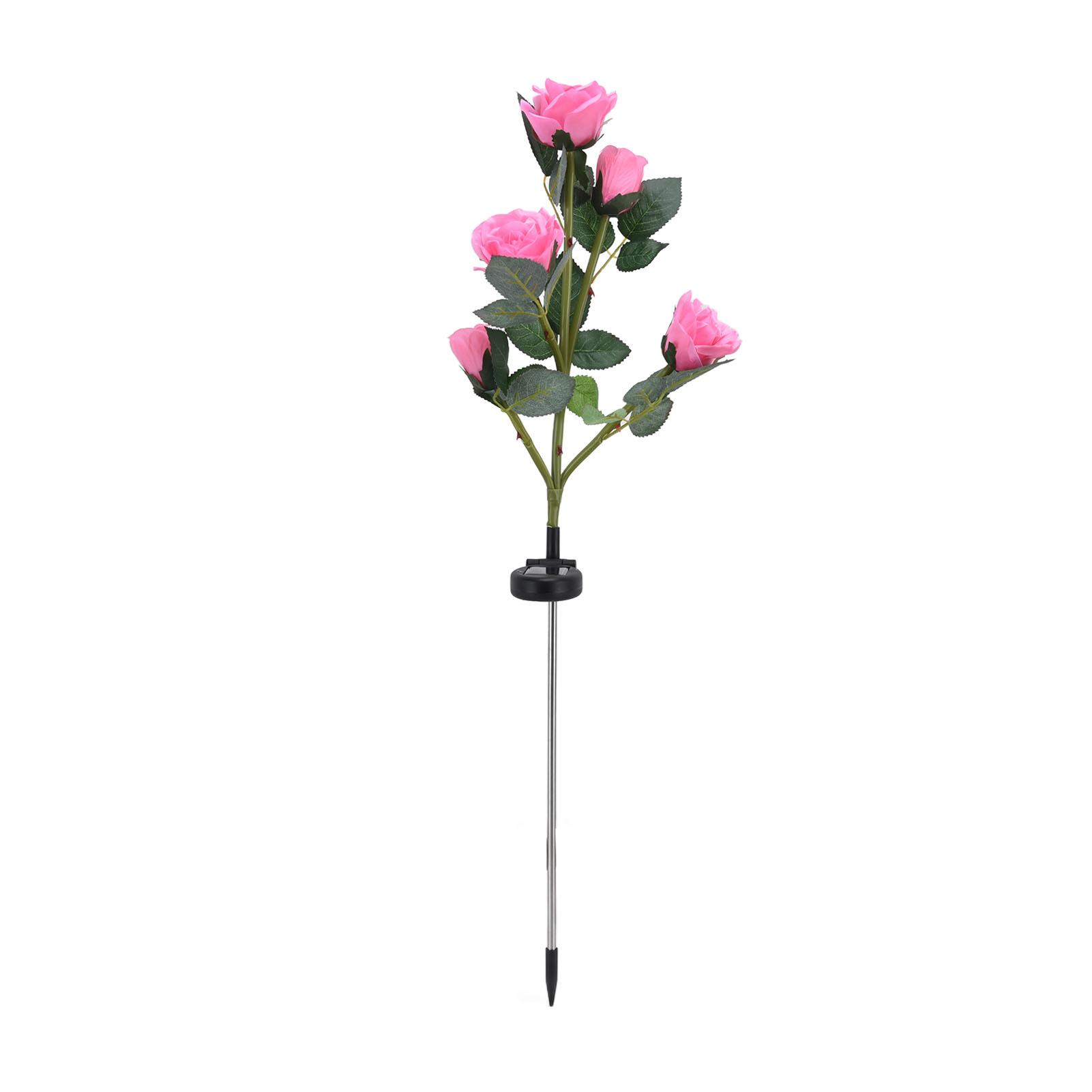 Solar Flowers Solar Cell Panel Intelligent Light Control Waterproof Function Solar Flower Lights