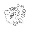 419Pcs Metric O Rings 32 Metric Sizes Universal Rubber Seal O Rings for Faucet Plumbing Hydraulics Hose Sealing Repair