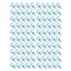 100Pcs Bunny Binder Clips Hollow Out Cute Strong Clamping Durable Metal Small Paper Clips for Documents Clothes Paper