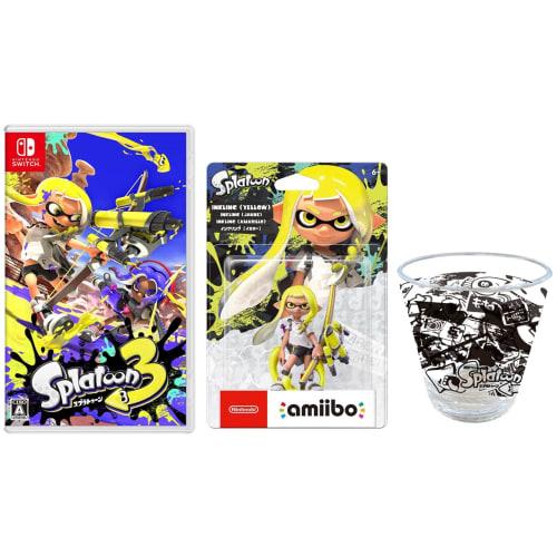 

[Доставляется в оригинальной транспортной коробке] Splatoon 3 -Switch + amiibo Inkling [Желтый] (Взвод серии) ([.co.jp limited] В комплект входит акриловый стакан)
