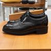 VAINER Herren S Premium Anzugschuhe Schwarz+Muster 1f30