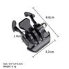 Quick-Release Base Buckle Mount For GoPro Hero 13 12 11 10 9 8 7 Insta360 SJCAM SJ4000 AKASO DJI Osmo Action Camera Accessories