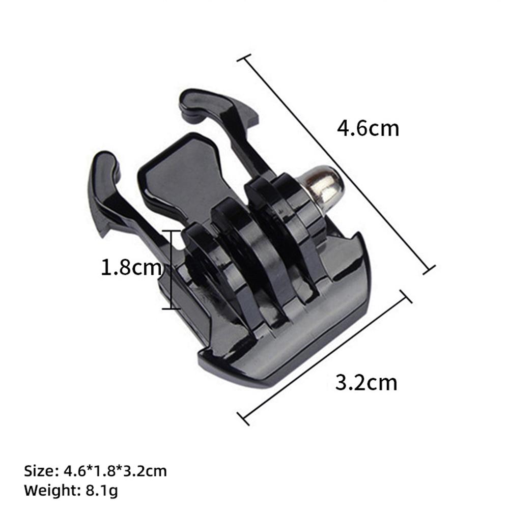 Quick-Release Base Buckle Mount For GoPro Hero 13 12 11 10 9 8 7 Insta360 SJCAM SJ4000 AKASO DJI Osmo Action Camera Accessories
