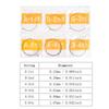 6 PCS Electric Guitar Strings (E B G D A E) Steel Wire Strings Set Guitar Replacement Parts