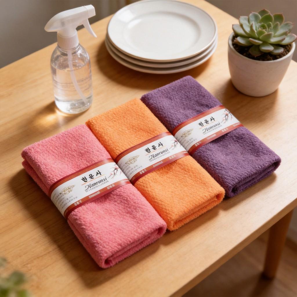 Home Cleaning Fish Scale Cloth Dualsided Absorbent Glass Mirror And Wine Cup Wiper