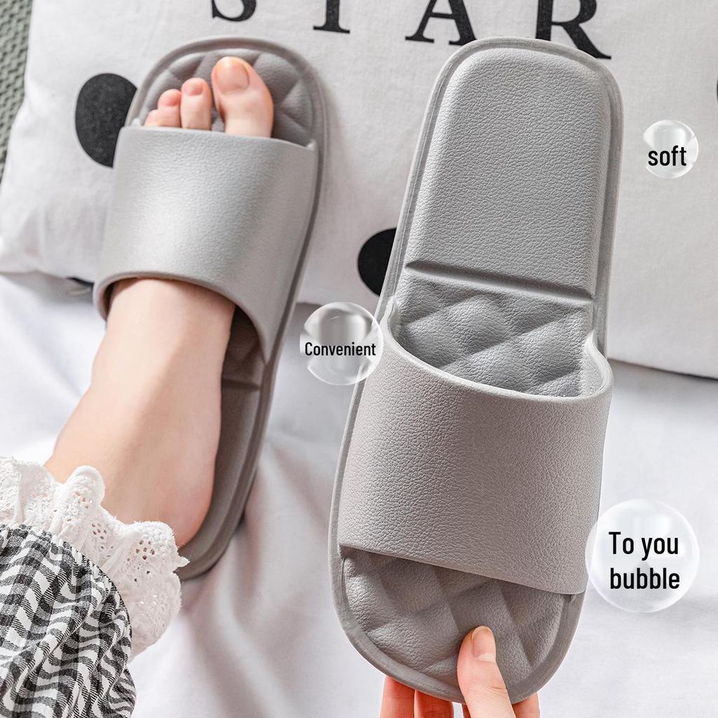 Jieliya Foldable Non-Slip Travel Slippers for Men & Women