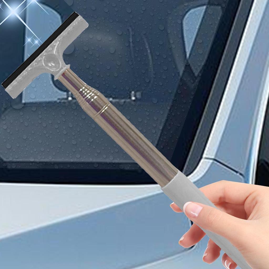 Mirror Squeegee For Car Comfortable Grip Compact Retractable Auto Glass Squeegee For RV Truck Automotive Sedan Pickup