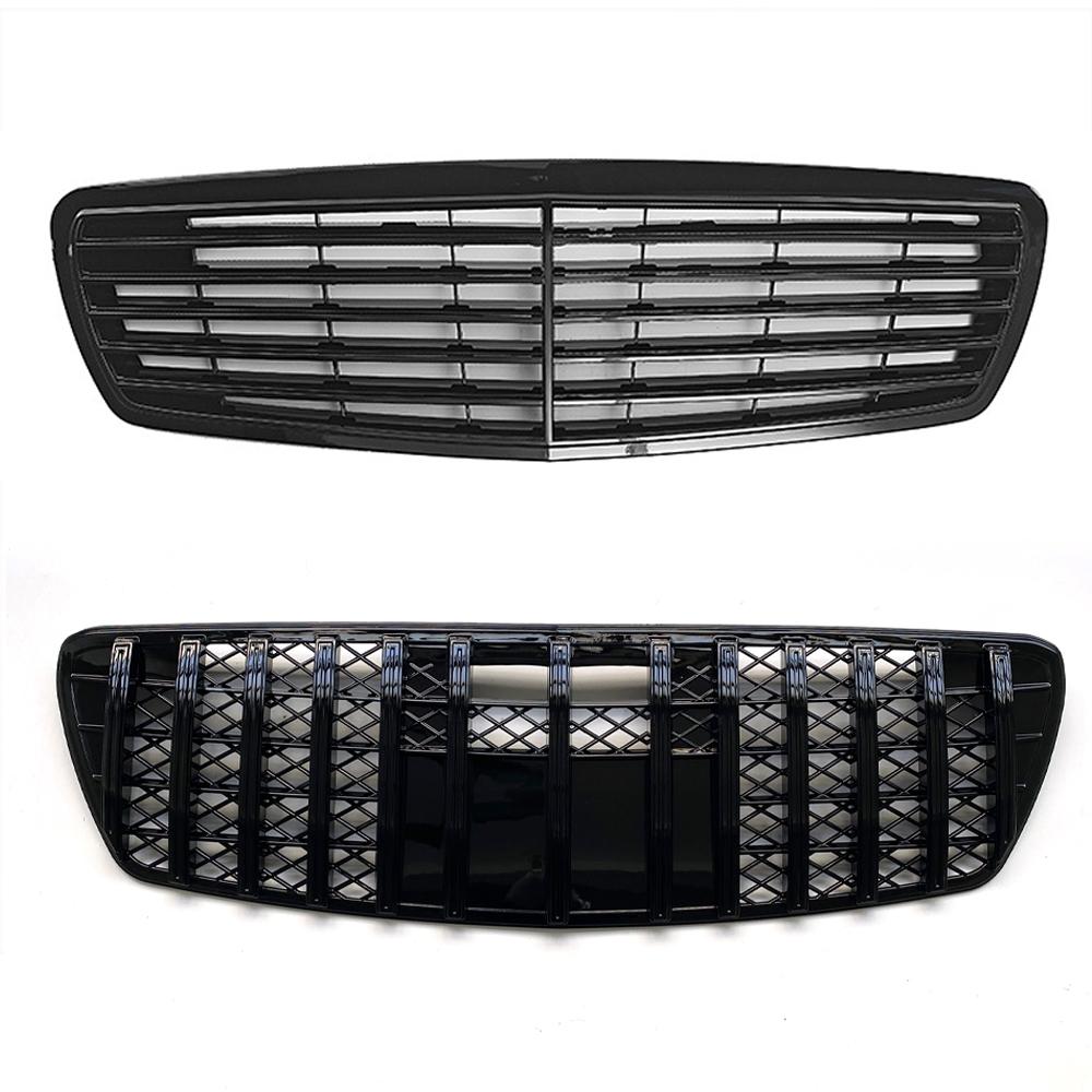 Grila bara fata GT Panamericana pentru Mercedes Clasa E W211 S211 E200 E230 E240 E270 E280 E320 E350 E420 E400 E500 2003 - 2008