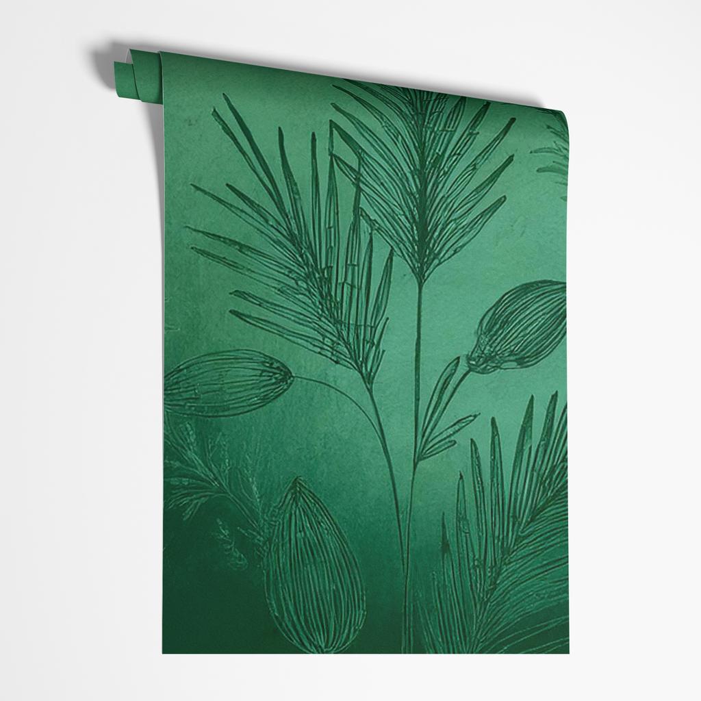 Wallpaper Green Botany abstraction