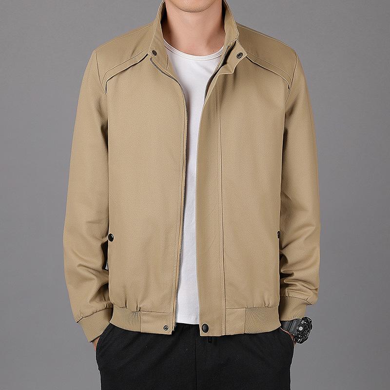 

Новое мужское пальто большого размера, осеннее повседневное, корейская версия, красивая тонкая куртка с инструментами, хлопковый топ M хаки