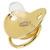 Baby Luxury Pacifier BPA   Little   Rhinestones Golden   Newborn Dummy Soother for 6 to 18 Months Baby