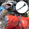 Multipurpose Polyester Cargo Strap Heavy Duty Retractable Fastening Strap For Motorcycle Camping Equipment Luggage