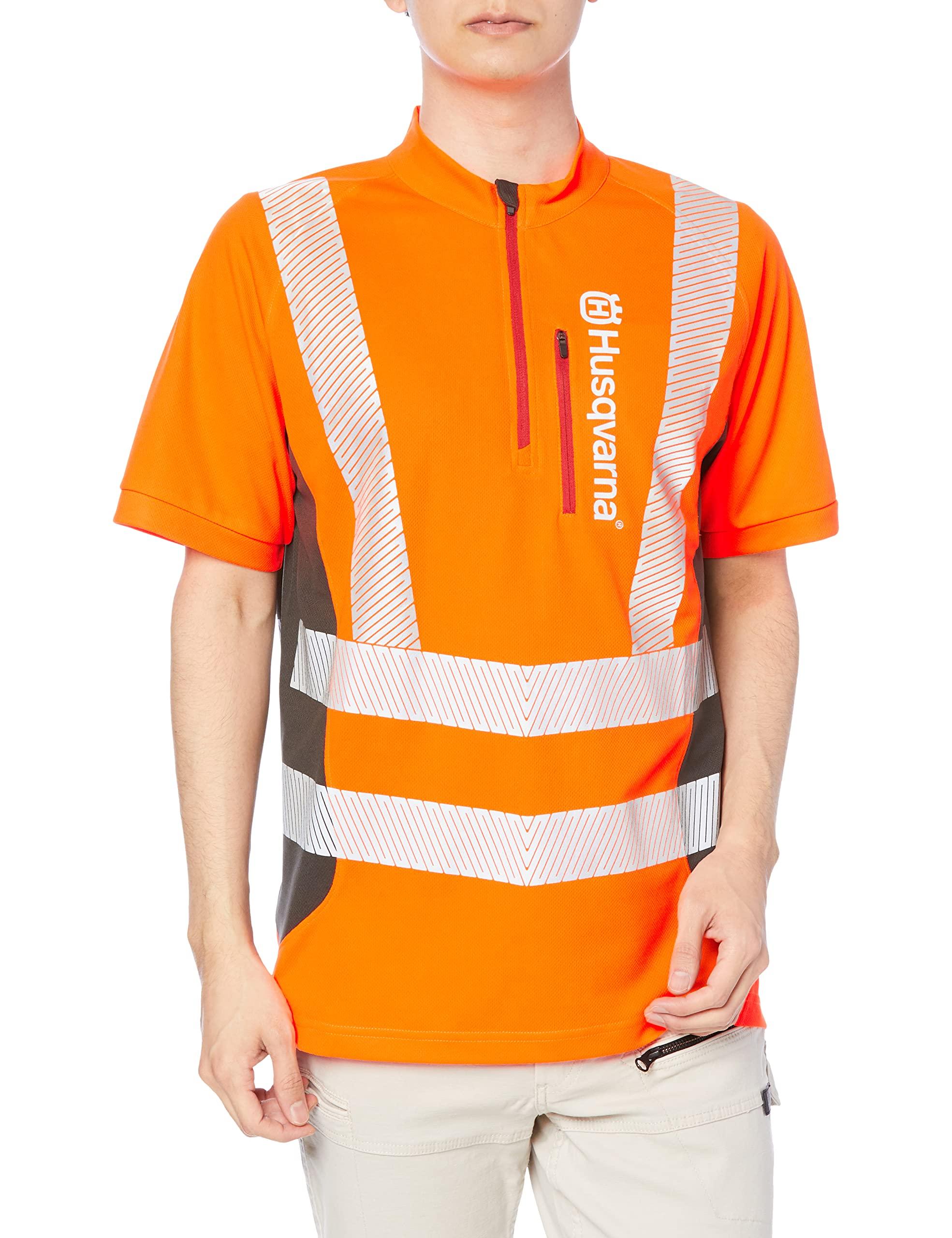 

Техническая футболка с коротким рукавом Husqvarna Zenoah повышенной видимости, Размер M, Размер 50, Рабочая одежда, 596303950, Оранжевый/Серый