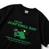 Seupeullaesikodeu Black Short Sleeve T-Shirt - Just Chill Day