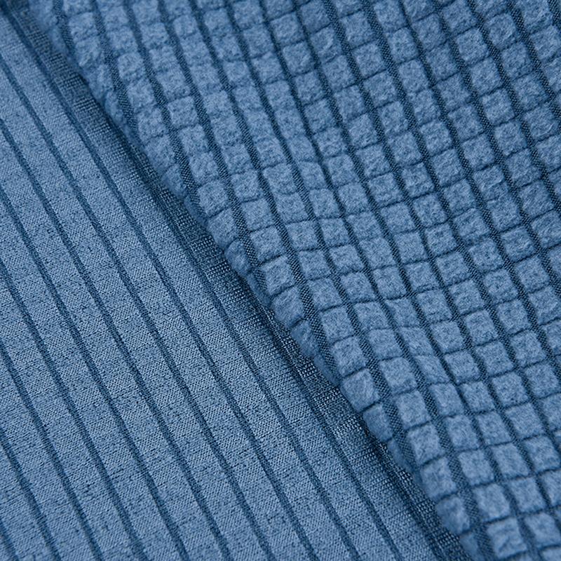 Thickened Solid Color Round Chair Cover Dining Stool Cover Elastic Chair Cushion Cover Washable Removable Seat Cover