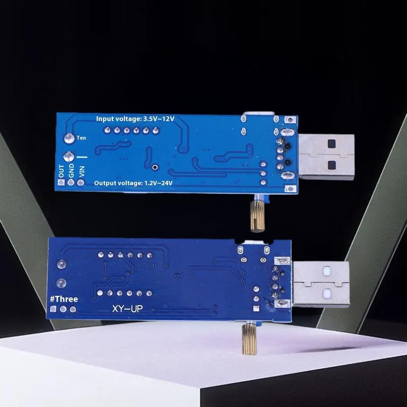 USB Boost Converter Module DC-DC Step UP / Down Power Supply Adjustable DC1.2V-24V