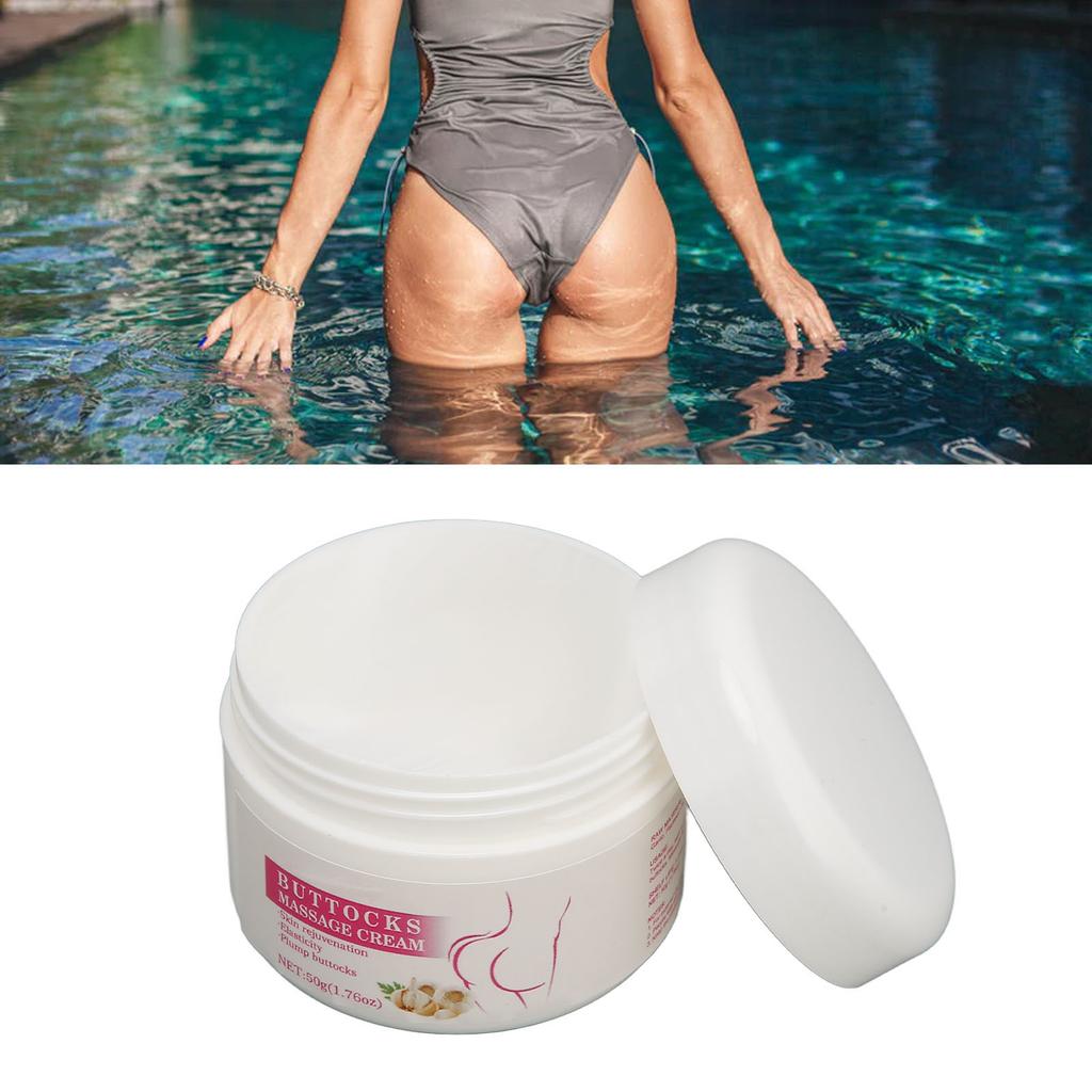 Gesäßmassagecreme Straffend Straffend Feuchtigkeitsspendend Cellulite-Entfernung Hüftstraffungscreme für Frauen 1,8 oz