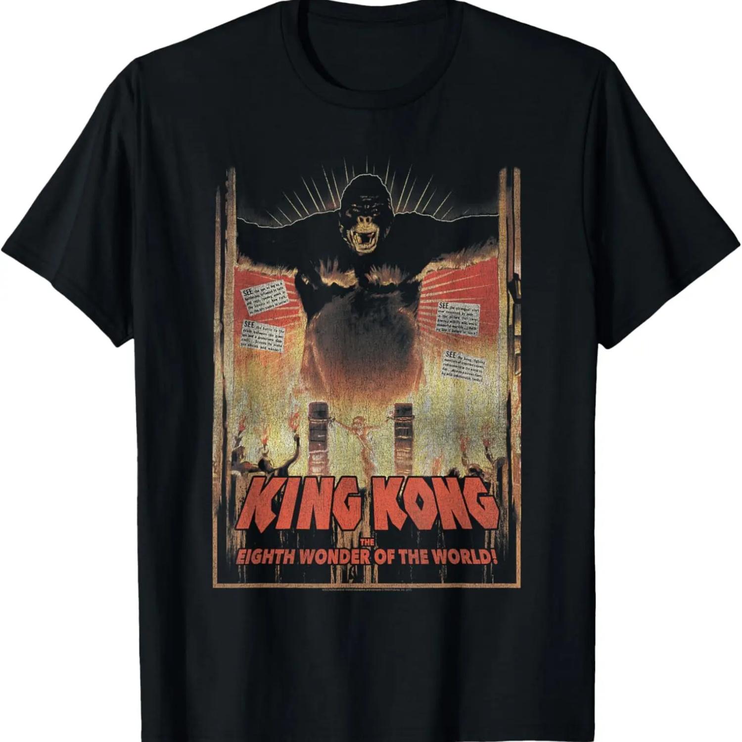 King Kong Eighth Wonder of the World T-Shirt S чёрный