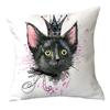 Painted Dog Creative Plush Cushion Pillowcase Office Waist Pillowcase Home Textile