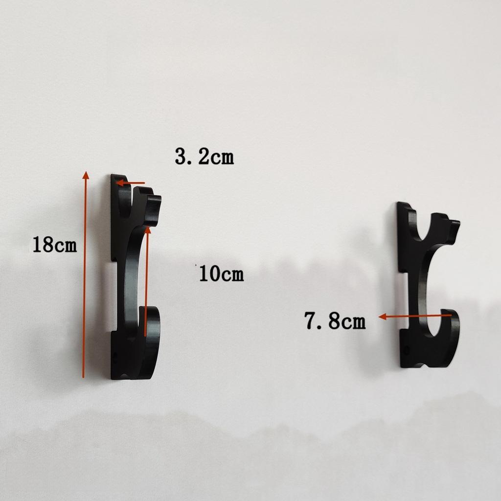 Suport de Perete cu 3 Nivele pentru Katana Suport din Lemn pentru Katana Japoneză Reală Sabie Samurai Sabie Raft de Depozitare Organizator pentru Expunere Cuțite