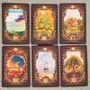 Magic Mirror Lenormand, A Deluxe 40-Card Divination System 9*6cm (36 Pcs Lenormand Cards + 4 Extra Cards) In Russian Language