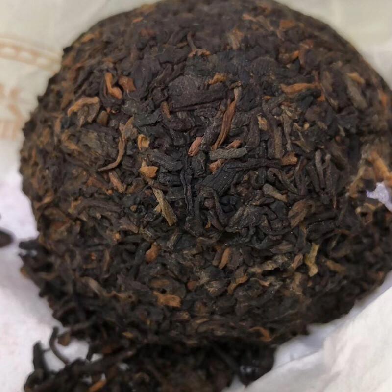 TAETEA V93 * 2018 Menghai Tea Factory Dayi Pu-erh Tea TuoCha Black Puer Tea Ripe