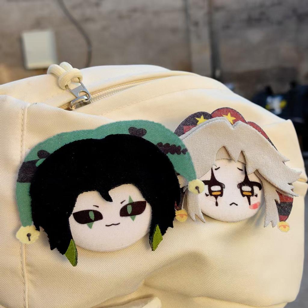 Anime Plush Badge Soft Material Handcrafted Character Design Decorative Brooch Pin Suitable for Bags Jackets and Accessories