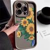 Ins Sunflower iPhone 11Promax Mobile Phone Case Ladder for Apple 11promax All-inclusive Eye 11